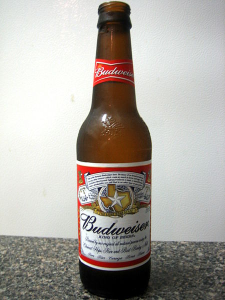 bottiglia di birra Budweiser