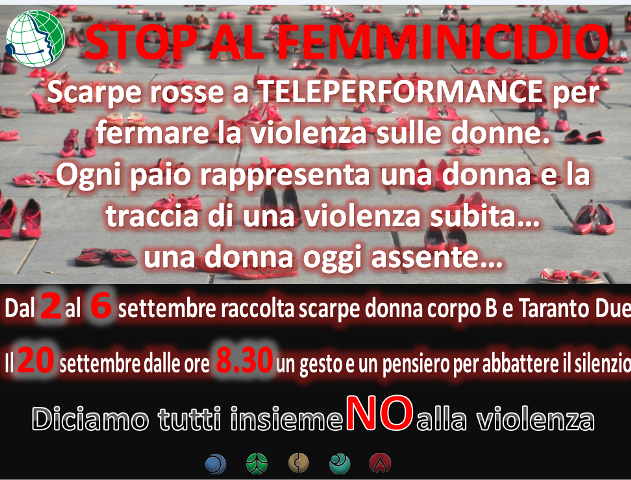 teleperformance contro il femminicidio