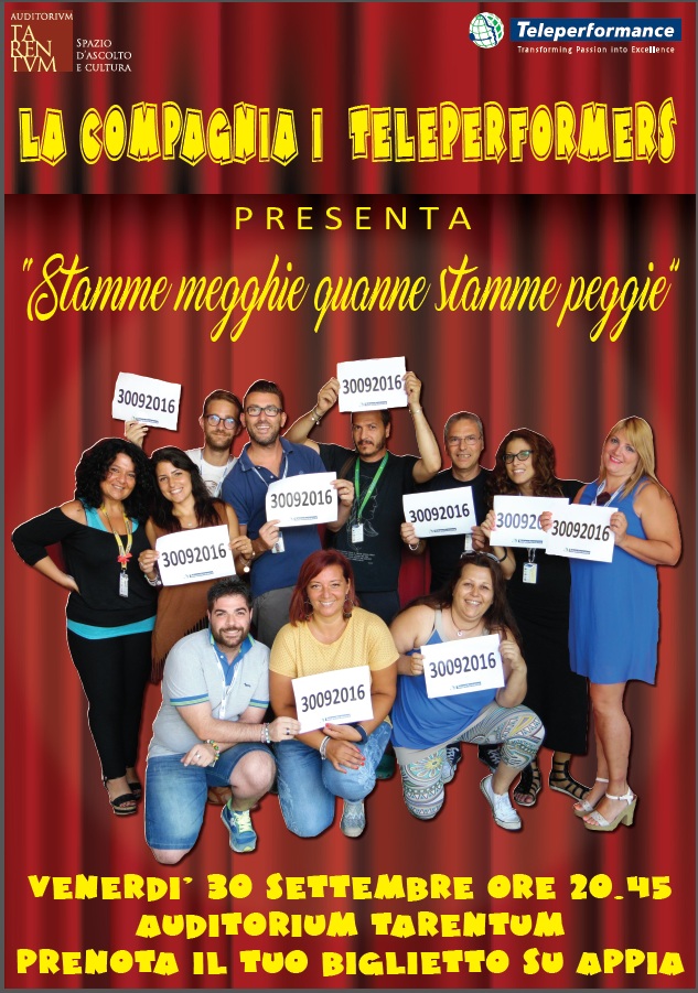 dopo lavoro teleperformance_teatro